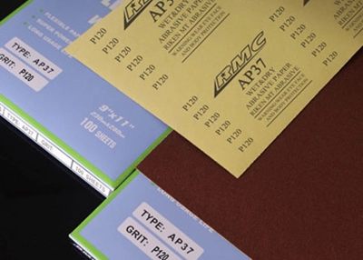 Papier de ponçage AP37Y jaune